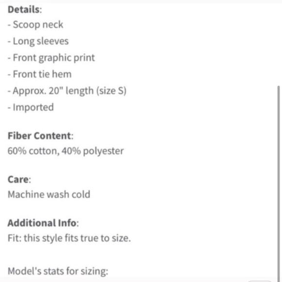 NWT Chaser tie front Freedom eagle graphic tee - Picture 4 of 5